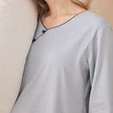 Fashionable Out & In-Pyjama 2-Piece Set – Modal & Cotton Lounge Set - NOIRPYJAMA